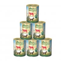 Nassfutter Dehner Best Nature Adult Rind und Reis mit Distelöl