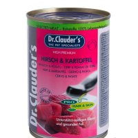 Nassfutter Dr. Clauders Selected Meat Hirsch & Kartoffel