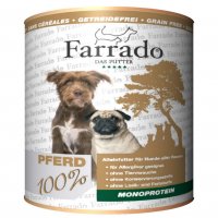 Nassfutter Farrado MONO Reinfleischdose - 100% Pferd