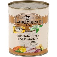 Nassfutter LandFleisch Junior Huhn & Ente & Kartoffeln mit BIOgemüse