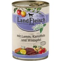 Nassfutter LandFleisch Pur Lamm, Kartoffeln & Wildapfel