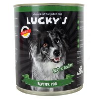 Nassfutter Luckys Pures Rentierfleisch