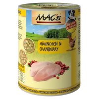 Nassfutter MACs Hühnchen & Cranberry