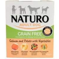 Nassfutter NATURO Grain Free Salmon & Potato with vegetables