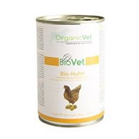 Nassfutter OrganicVet BIOVET Bio-Huhn mit Bio-Reis, Bio-Zucchini & Bio-Kürbis