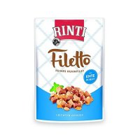 Nassfutter RINTI Filetto in Jelly Frischebeutel Huhn & Ente