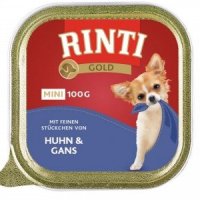 Nassfutter RINTI Gold mini Huhn & Gans