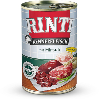 Nassfutter RINTI Kennerfleisch Hirsch