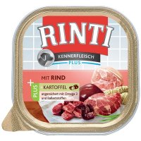 Nassfutter RINTI Kennerfleisch plus Rind & Kartoffel