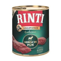 Nassfutter RINTI Singlefleisch Exclusive Hirsch Pur
