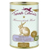 Nassfutter Terra Canis Kaninchen mit Zucchini, Aprikose & Borretsch / getreidefrei