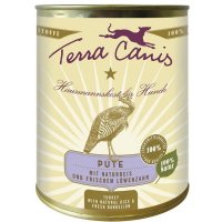 Nassfutter Terra Canis Pute mit Naturreis & frischem Löwenzahn