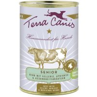 Nassfutter Terra Canis Rind Senior mit Sellerie, Aprikose & Gesundheitskräutern