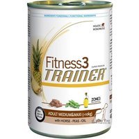 Nassfutter Trainer Fitness3 Adult Medium/Maxi Horse Pears Oel