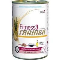 Nassfutter Trainer Fitness3 Adult Medium/Maxi Lamb Rice Oel