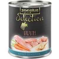 Nassfutter Zooplus Selection Adult Sensitive Huhn & Reis