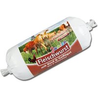 Snacks Schecker DOGREFORM Junior Fleischwurst mit Rind & Geflügel, Reis & Hüttenkäse