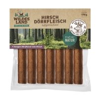 Snacks Wildes Land Hirsch Dörrfleisch