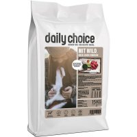 Trockenfutter daily choice basic mit Wild, Reis und Erbsen