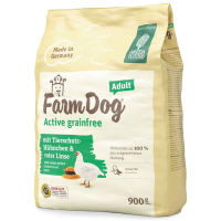 Trockenfutter Green Petfood Farmdog Active grainfree Adult mit Tierschutz-Hühnchen & roter Linse