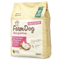 Trockenfutter Green Petfood Farmdog Mini grainfree Adult/Junior mit Tierschutz-Hühnchen & Kartoffel