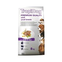 Trockenfutter TropiDog Premium Adult Small Breeds - with Lamb & Rice