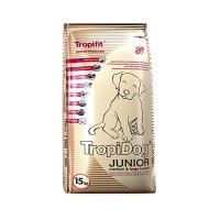 Trockenfutter TropiDog Super Premium Junior Medium & Large Breeds - Turkey, Salmon & Eggs